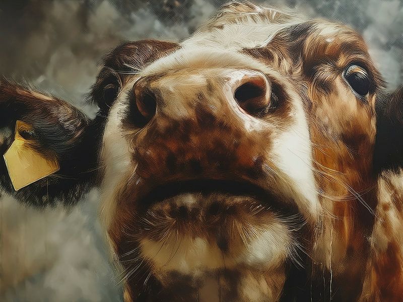 Koeien blik van Marjolein Deelen