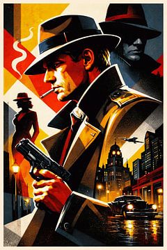 Noir-Detektiv in der Stadt von Dodik Hariyono