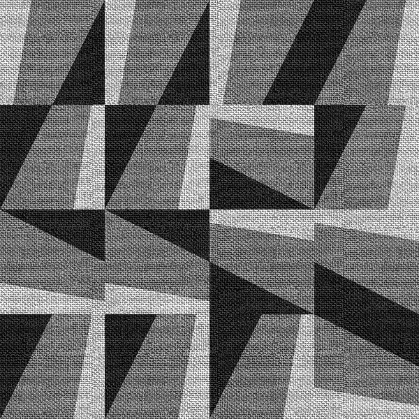 Textile linen neutral geometric minimalist art V by Dina Dankers