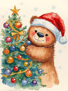 süßer Bier-Weihnachtsmann von Giandra Safaraz