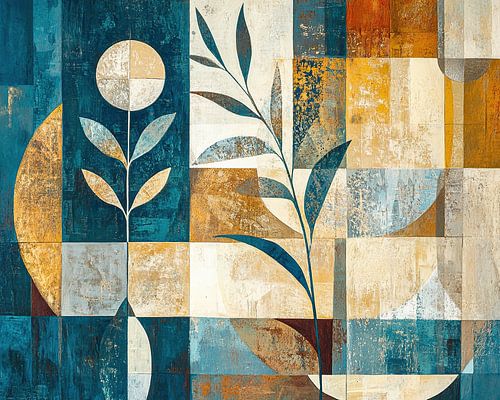 Geometrisch Planten Kunstwerk