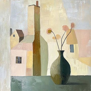 Abstract Italiaans tafereeltje van Lauri Creates