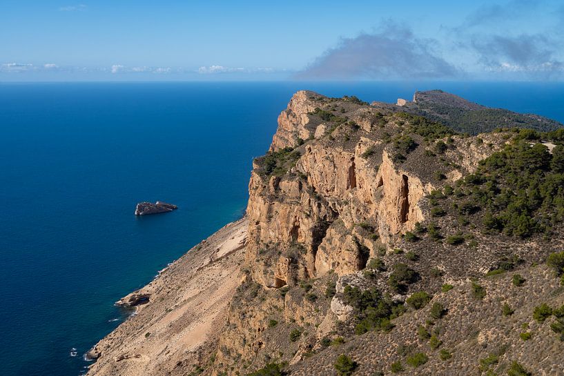Cliffs of the Sierra Helada on the Mediterranean coast by Adriana Mueller