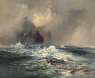 Thomas Moran~Fingal rond 8217s, Cave, Island of Staffa, Schotland