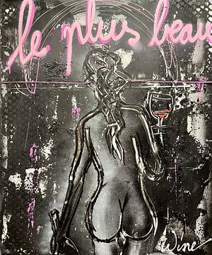 Le plus beau - by Geoffrey Wijn (Wine) by Geoffrey Wijn - WINE ART GALLERY
