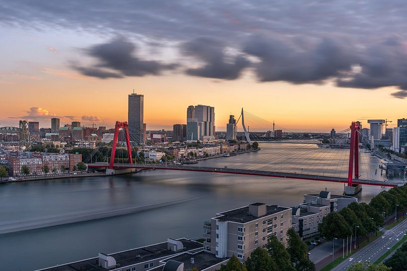 Rotterdam: De Maas & Willemsbrug van Carla Matthee