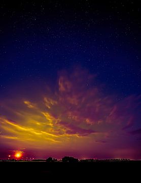 Night sky van Rene scheuneman