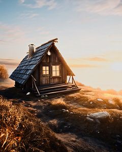 Hütte mit Ausblick