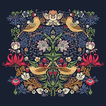 Strawberry thief by Cats & Dotz