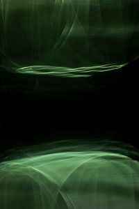Abstraction mystérieuse en vert