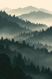 Nebelwald No. 1 von Niphion Art