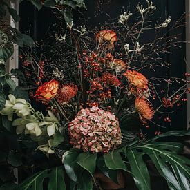 Still life of a special bouquet by Lotte de Graaf