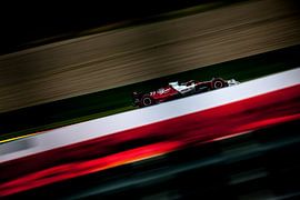 valtteri bottas of alfa romeo at the grand prix of Belgium by Rubin Versigny