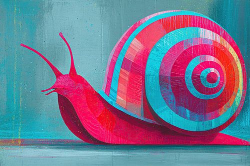 Snail with Spiral Shell