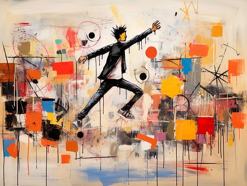 Painting by Basquiat