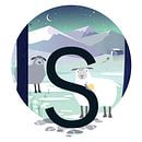 S: Schapen in de sneeuw van Hannahland . thumbnail
