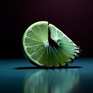 Teil einer Limette
