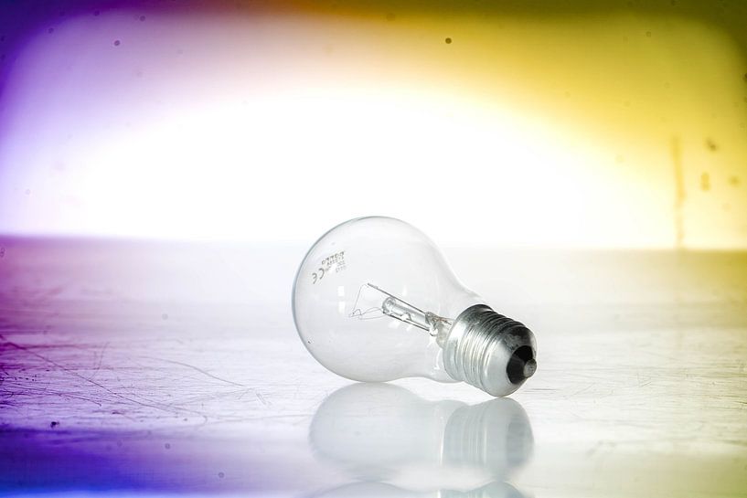 High Key Lamp Lightbulb van Marc van den Elzen