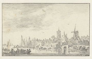 Gezicht op Delft, Jan van Goyen