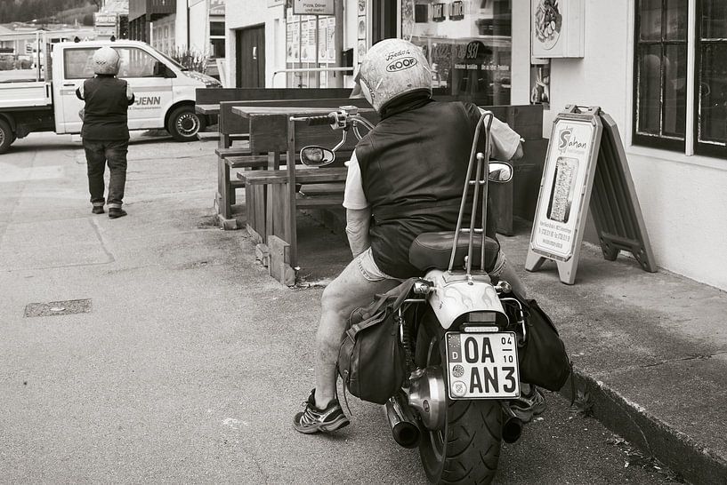 Bikers in Oberstdorf, Germany by André Bouterse