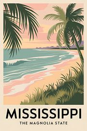 Mississippi sur Poster Art Shop
