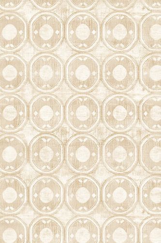 Geometrisch beige patroon ontwerp