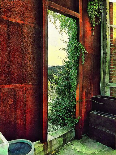 De overwoekerde deuropening