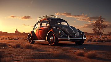 Volkswagen Beetle 4 van Harry Herman