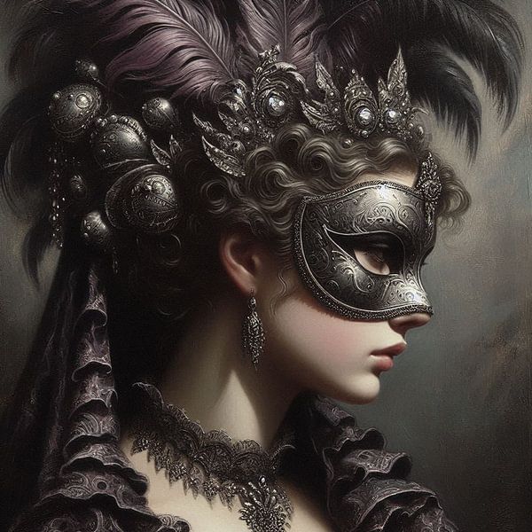 Venetian mask by Nicolette Vermeulen