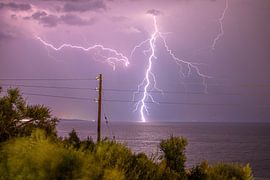 Thunderstorms in Greece by Vincent Alkema