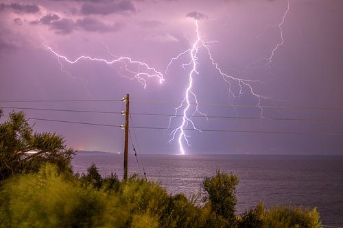 Thunderstorms in Greece