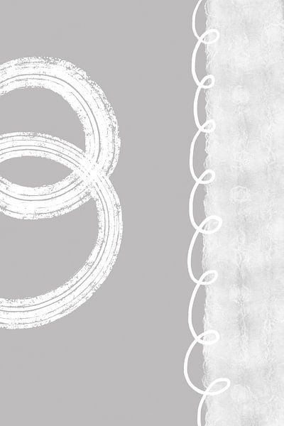 Abstrakte Malerei Nr. 10 - Zweisamkeit von Melanie Viola