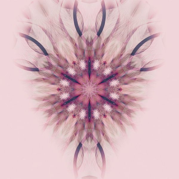 Gentle Mandala by Sabine Wagner