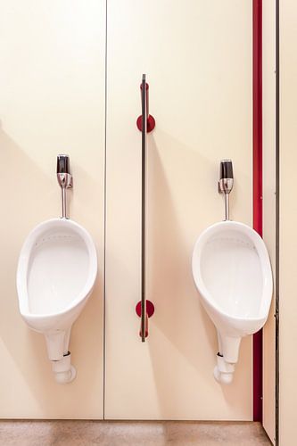 Urinals at the men's toilet