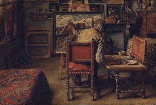 Henri De Braekeleer, Schilderijenhertoetser, 1876