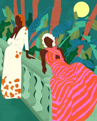 Nuits luxuriantes et robes fluides