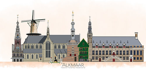 Alkmaar skyline