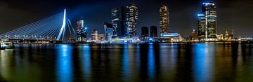 Rotterdam by night by Rene Siebring