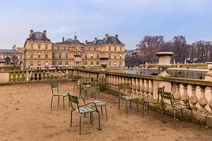 Terrasse mit Blick auf das Palais du Luxembourg
