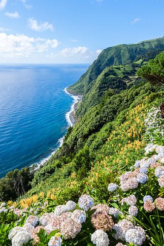 Viewpoint Ponta da Sossego in Sao Miguel, Azores island 