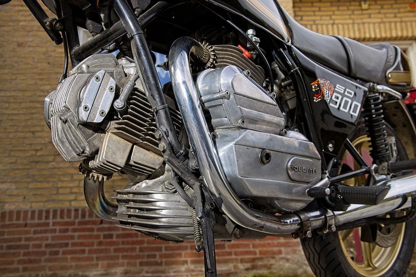 Ducati 900SD Darmah engine block by Rob Boon