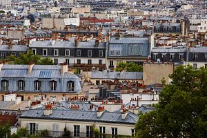 Die Dächer von Paris auf dem Montmartre