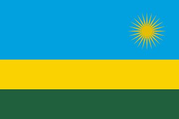 Vlag van Rwanda van de-nue-pic