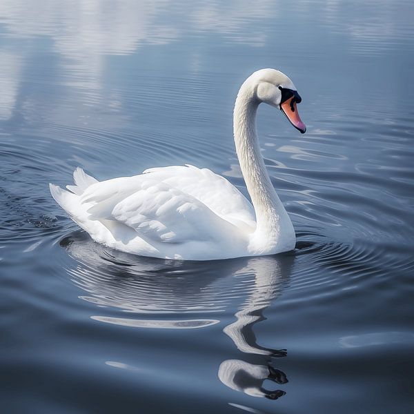 The elegant swan by LidyStuit