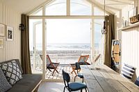 Haags Strandhuisje met uitzicht op zee