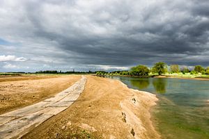 Ooijpolder aan de Waal bij Nijmegen sur Michel van Kooten