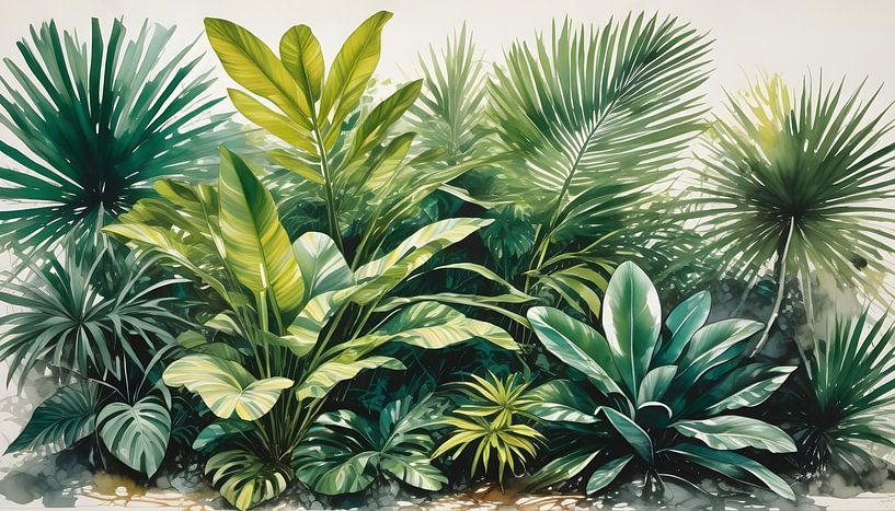 Fresh green tropics by Wolfsee