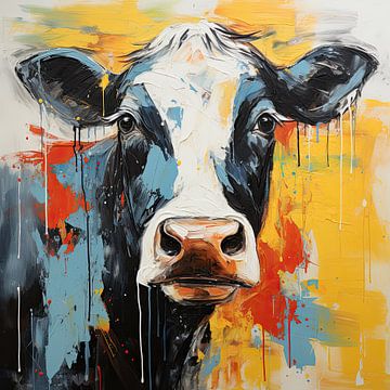 Cow abstract by Wall Wonder
