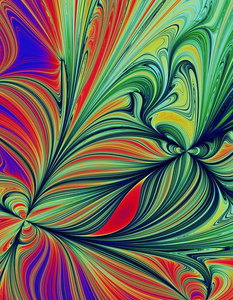 Abstract composition 378 by Angel Estevez