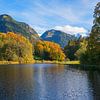 Automne au Moorweiher, Oberstdorf, Alpes d'Allgäu sur SusaZoom